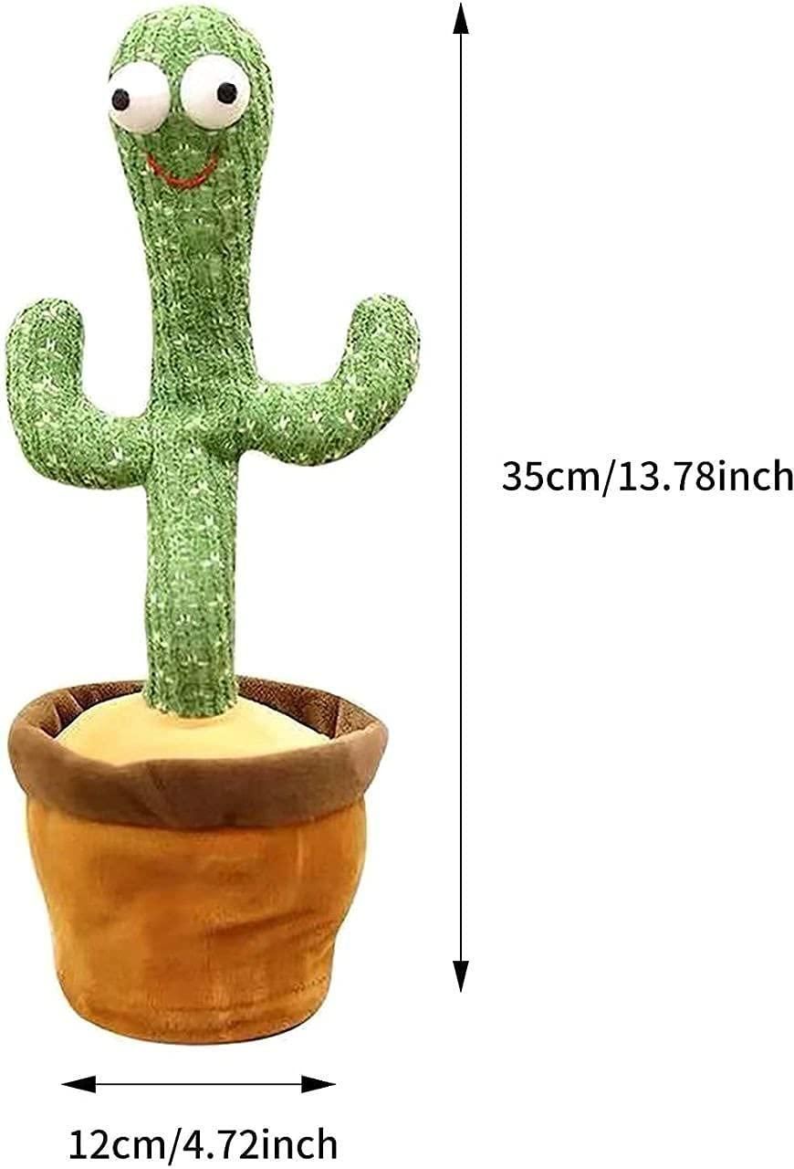 LED Musical Dancing Cactus Toy – Interactive Singing & Mimicry Plush for Kids