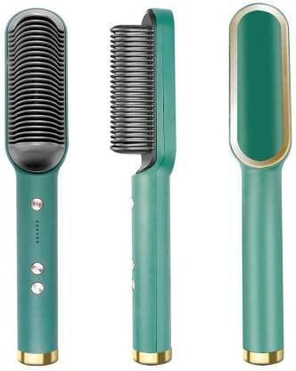 Professional 3-in-1 Electric Hair Straightener Comb Brush