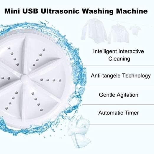 LuxeSpin: The Elegant 2 in 1 Mini Washer Redefined