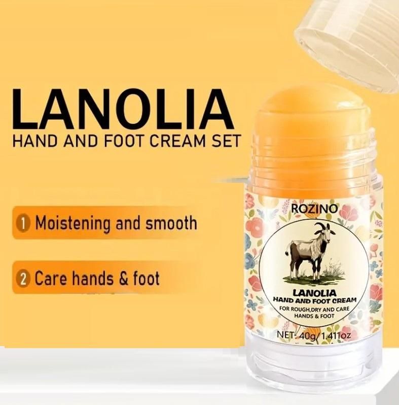 LANOLIA Hand & Foot Roll On for Roughness & Dryness 40gm