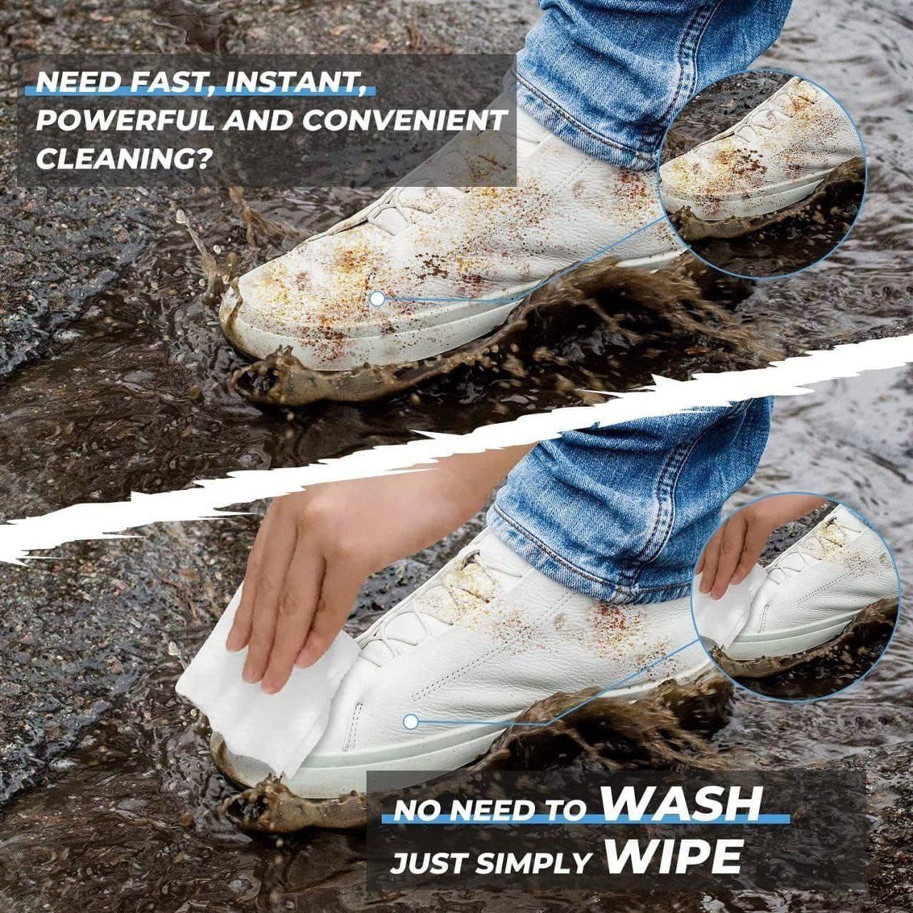 Clothing Stain Remover Wipes (Instant Dirt & Stain Cleaner)