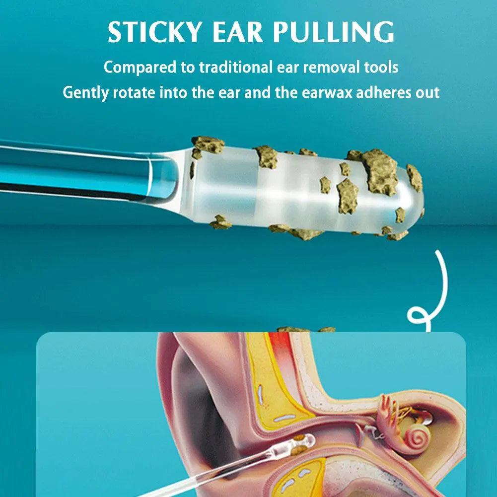 Quick Clean Reusable Sticky Ear Swabs – Smart, Safe & Mess-Free Ear Cleaning!