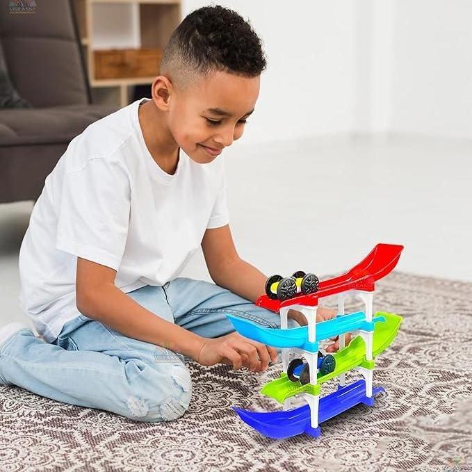 Ramp Racer – 4-Level Multi-Car Racing Track Toy Set for Kids (SUPER SAVINGS OFFER!)