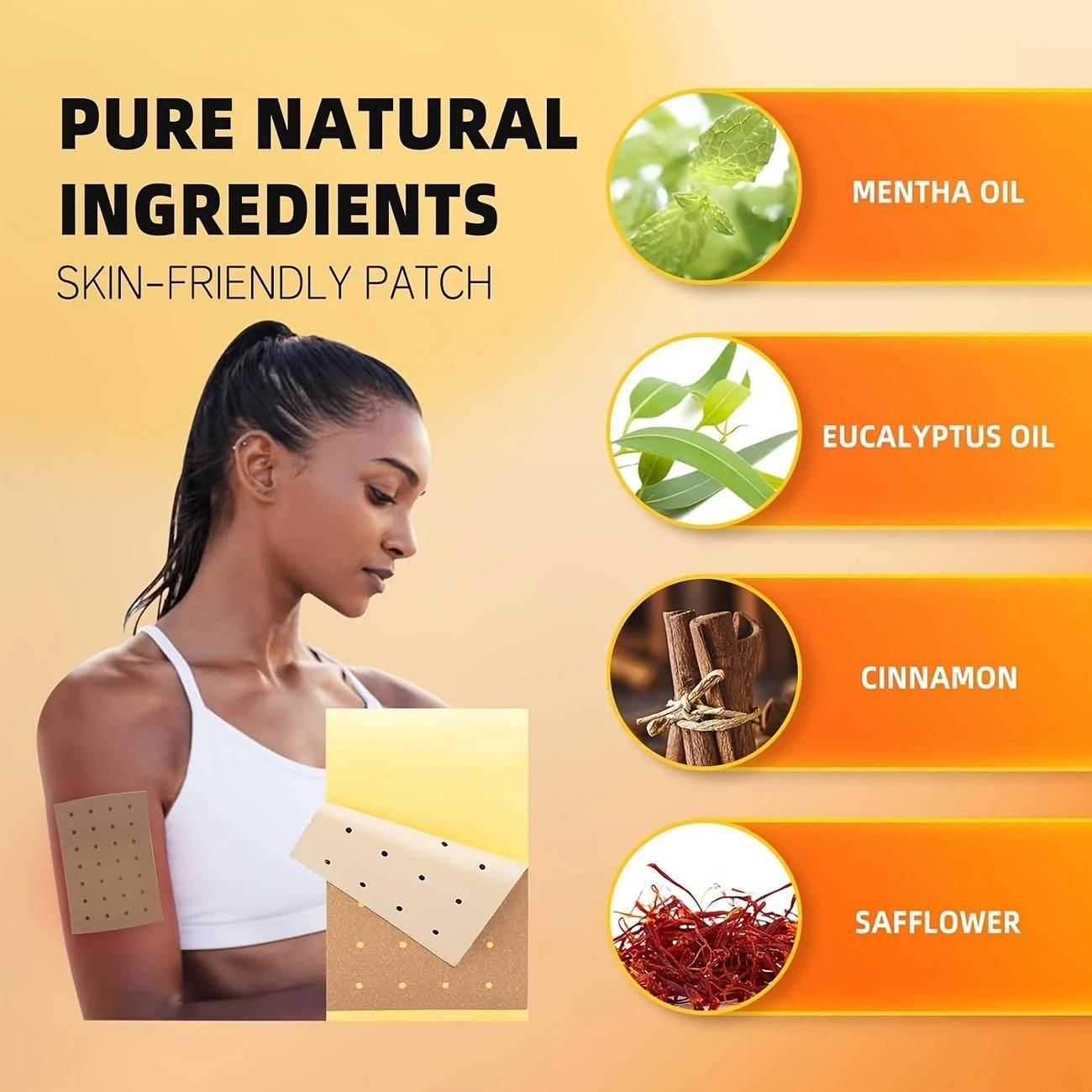 Premium Pain Relief Patches for Total Body Comfort (Max. Strength)