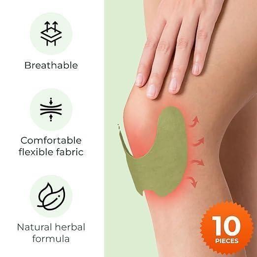 Heat Therapy Knee & Back Patches for Pain Relief