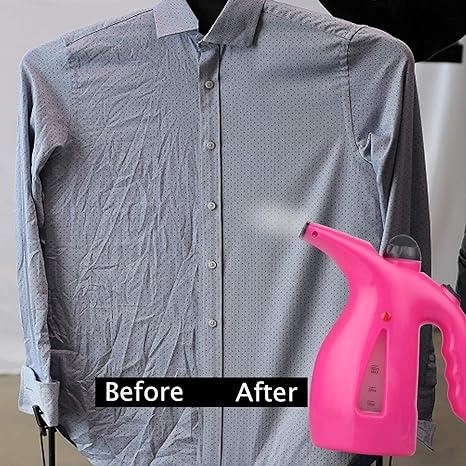 2-in-1 Fast Heat Handheld Garment & Facial Steamer – Compact & Travel-Friendly