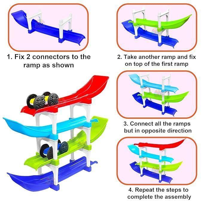 Ramp Racer – 4-Level Multi-Car Racing Track Toy Set for Kids (SUPER SAVINGS OFFER!)