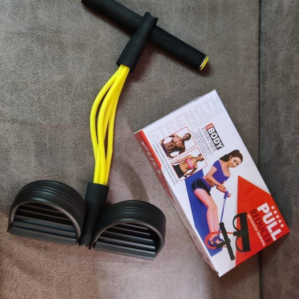 4-Rope Yoga Pedal Puller – Full Body Resistance Band for Stretching, Strength & Slimming