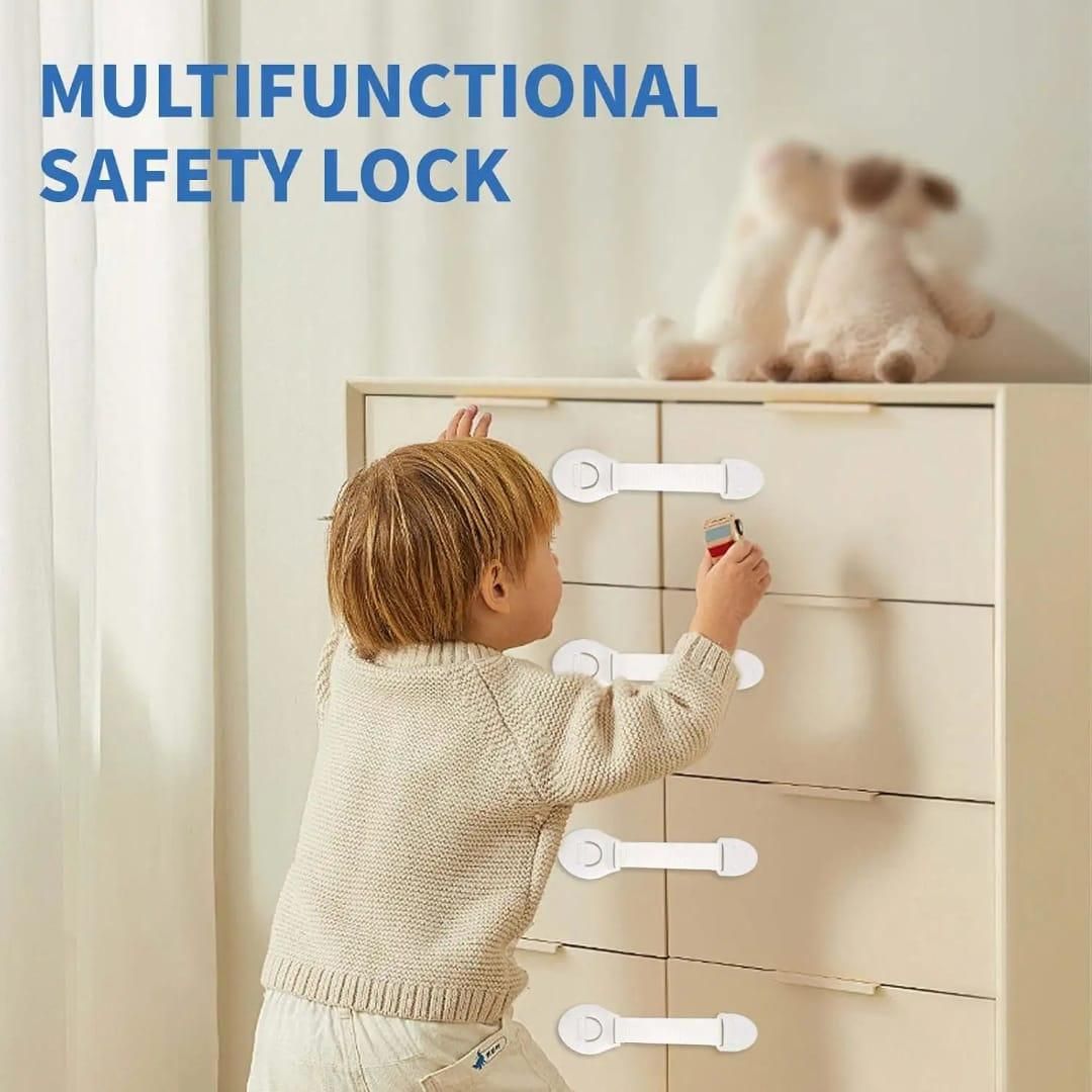 Child Safety Strap Locks - One Childproofing Solution for Home & Kitchen