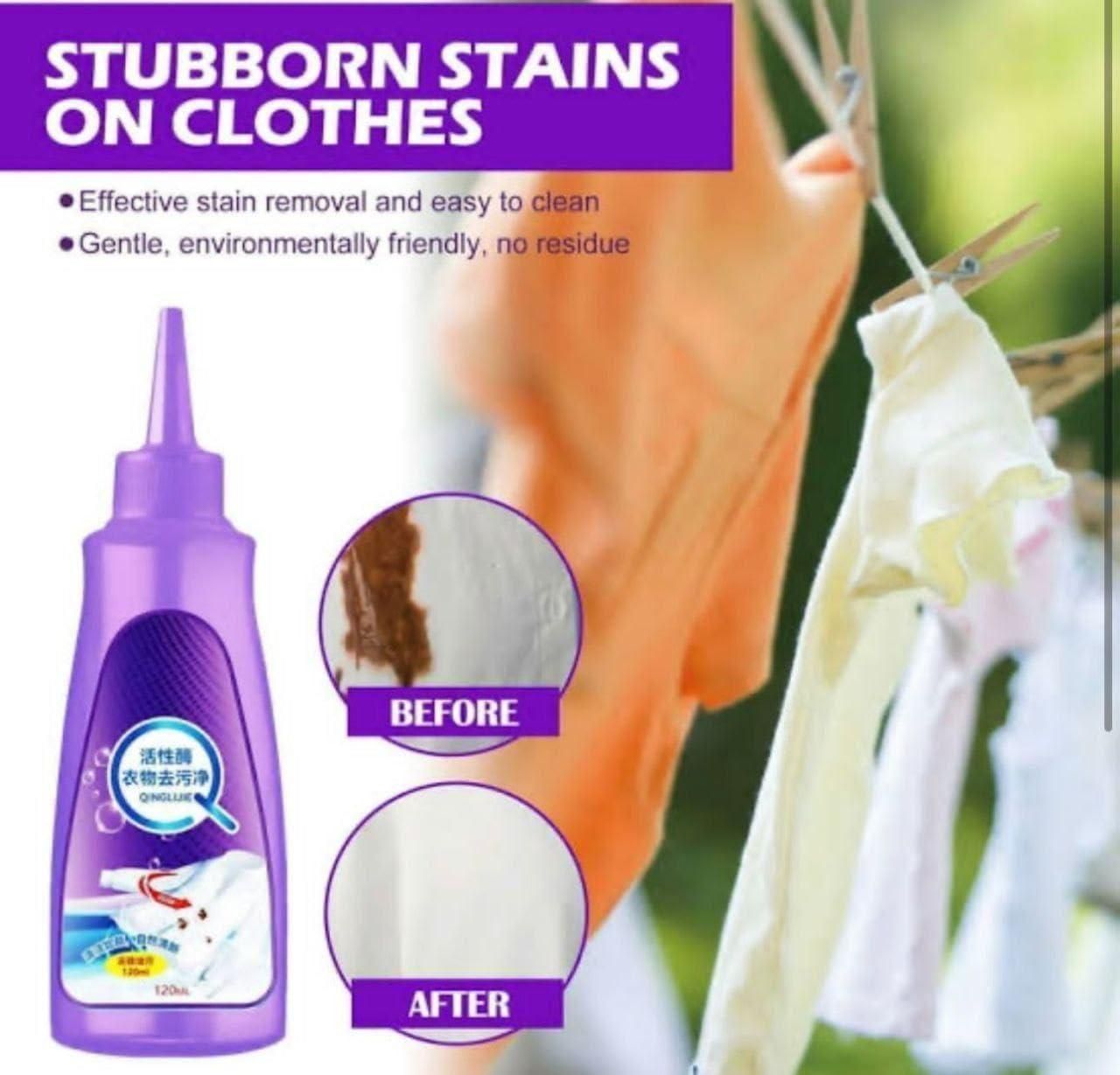 Powerful Instant Fabric Stain Remover Gel
