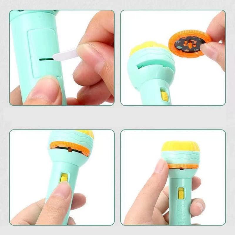 Educational Flashlight Toy with 24 Animated Patterns for Kids