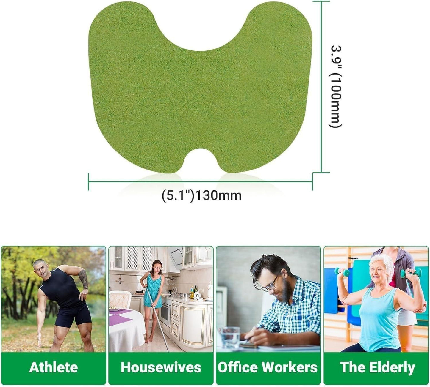 Heat Therapy Knee & Back Patches for Pain Relief