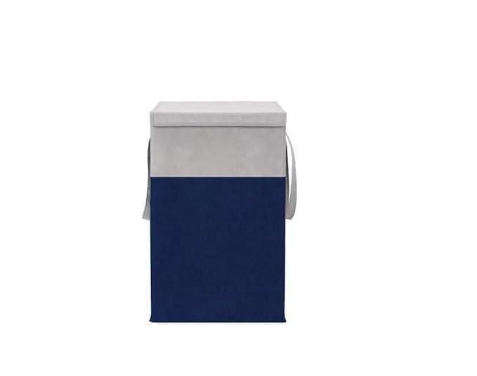 Elegant Laundry Organizer with Lid & Sturdy Side Handles – For Clothes and Toys