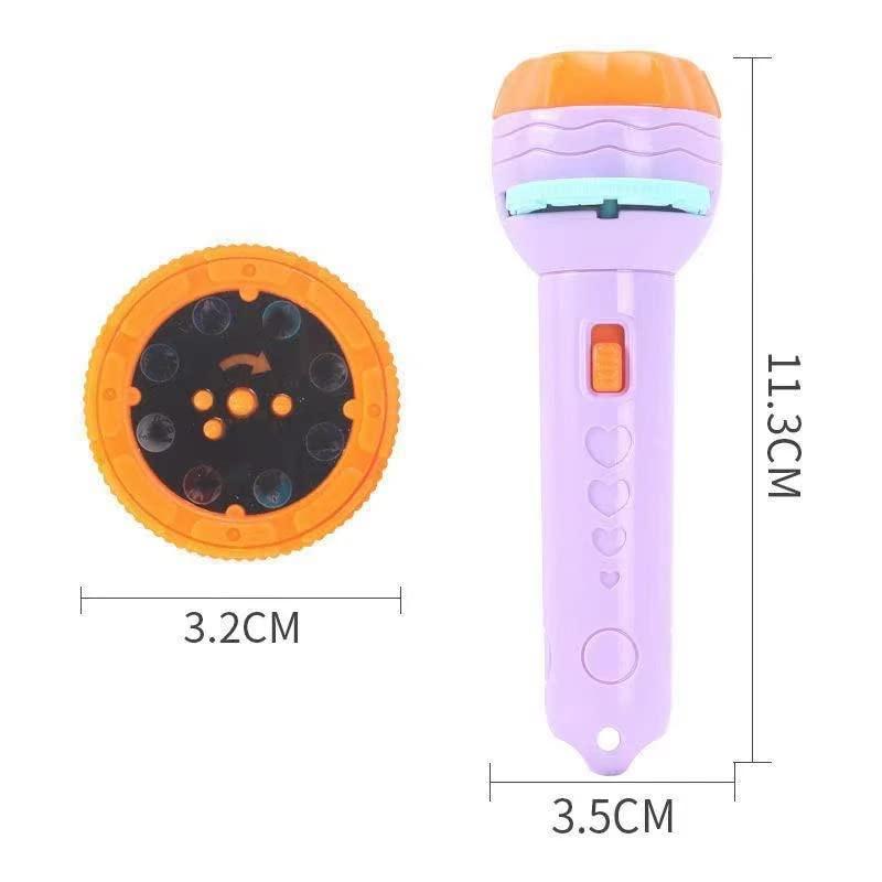 Educational Flashlight Toy with 24 Animated Patterns for Kids