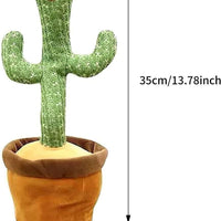 LED Musical Dancing Cactus Toy – Interactive Singing & Mimicry Plush for Kids