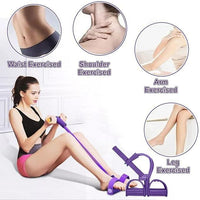 4-Rope Yoga Pedal Puller – Full Body Resistance Band for Stretching, Strength & Slimming