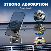 Vacuum Magnetic Suction Phone Holder (Sleek & Powerful)