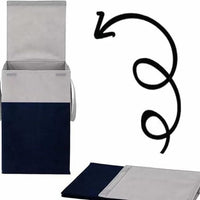 Elegant Laundry Organizer with Lid & Sturdy Side Handles – For Clothes and Toys