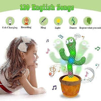 LED Musical Dancing Cactus Toy – Interactive Singing & Mimicry Plush for Kids