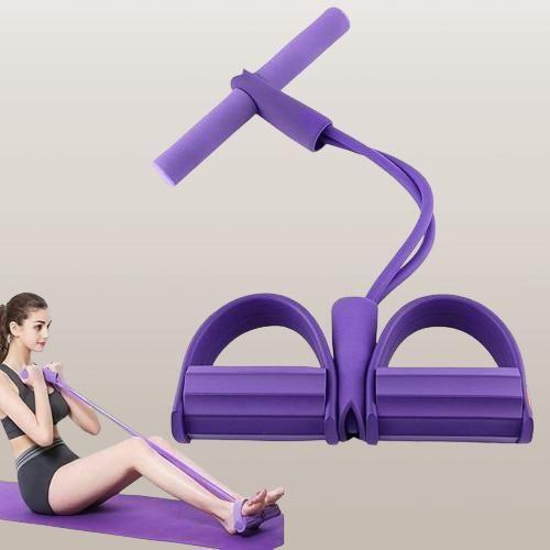 4-Rope Yoga Pedal Puller – Full Body Resistance Band for Stretching, Strength & Slimming