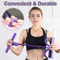 4-Rope Yoga Pedal Puller – Full Body Resistance Band for Stretching, Strength & Slimming