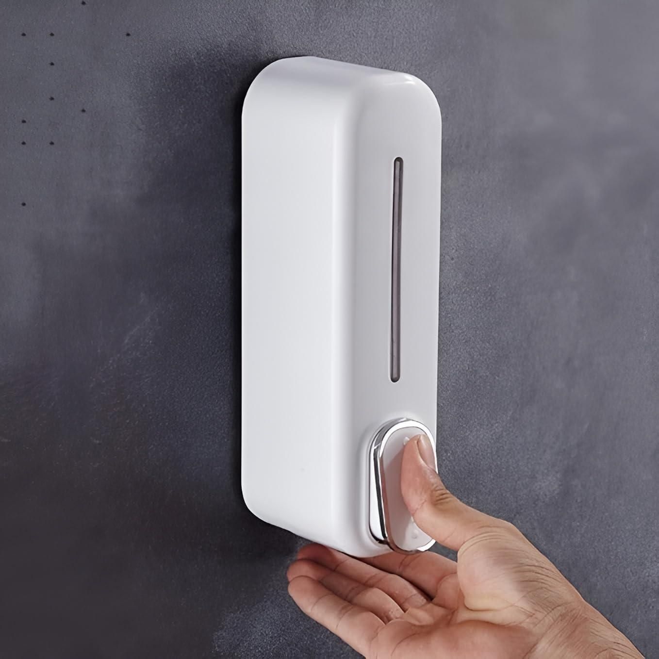 Sleek Press Wall-Mounted Soap Dispenser