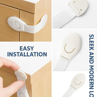Child Safety Strap Locks - One Childproofing Solution for Home & Kitchen