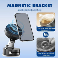 Vacuum Magnetic Suction Phone Holder (Sleek & Powerful)