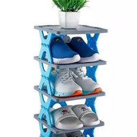 Smart Foldable Shoes Tier Shoe Rack 4 Layer