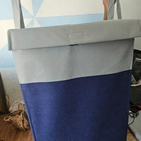 Elegant Laundry Organizer with Lid & Sturdy Side Handles – For Clothes and Toys