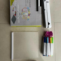 3D LED Acrylic Writing Pad with 12 Neon Pens For Kids (MEGA SAVINGS)