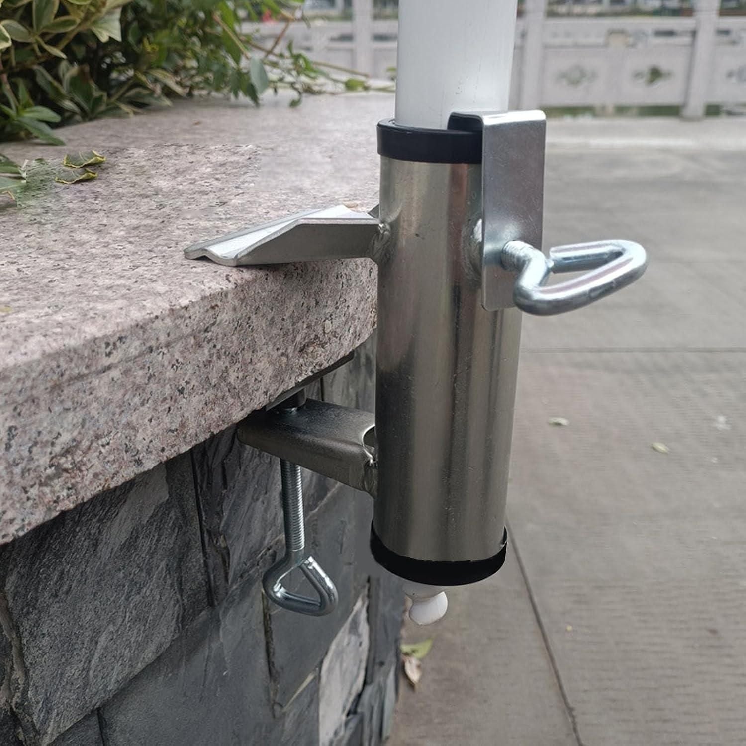 Heavy-Duty Rod Clamp Holder for Sun Umbrella