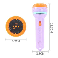 Educational Flashlight Toy with 24 Animated Patterns for Kids