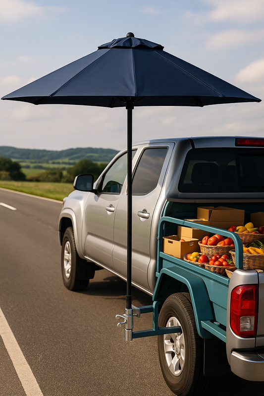 Heavy-Duty Rod Clamp Holder for Sun Umbrella