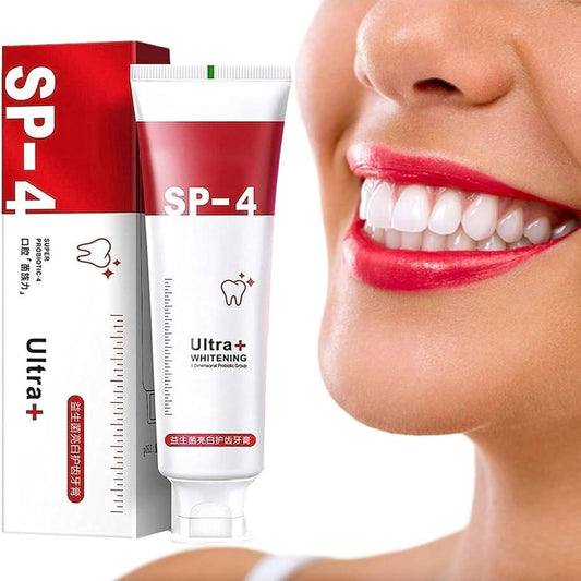 SP4 Ultra Brightening Toothpaste for Stain Removal and Enamel Protection (BUY 1 GET 1 FREE)