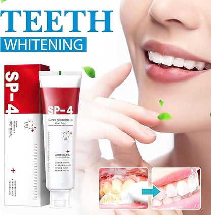 SP4 Ultra Brightening Toothpaste for Stain Removal and Enamel Protection (BUY 1 GET 1 FREE)