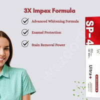 SP4 Ultra Brightening Toothpaste for Stain Removal and Enamel Protection (BUY 1 GET 1 FREE)