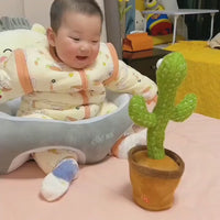 LED Musical Dancing Cactus Toy – Interactive Singing & Mimicry Plush for Kids