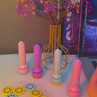 Educational Flashlight Toy with 24 Animated Patterns for Kids